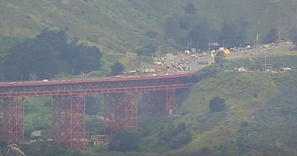 Golden Gate Bridge Protest